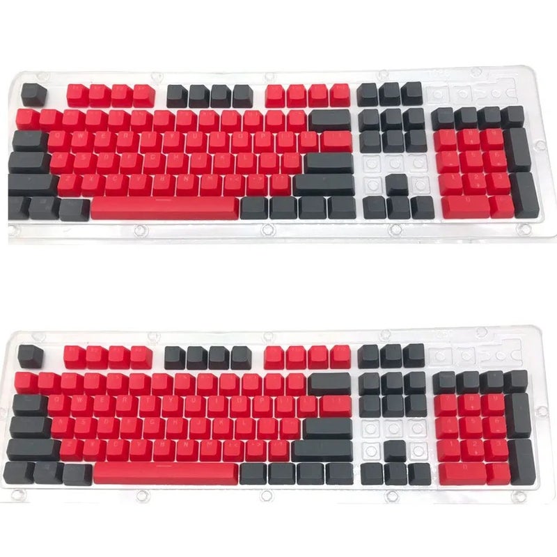 Bluejw Multi-Color PBT/ABS Doubleshot Backlit 104 Key Mechanical Gaming Keyboard Keycaps Set - Image 3